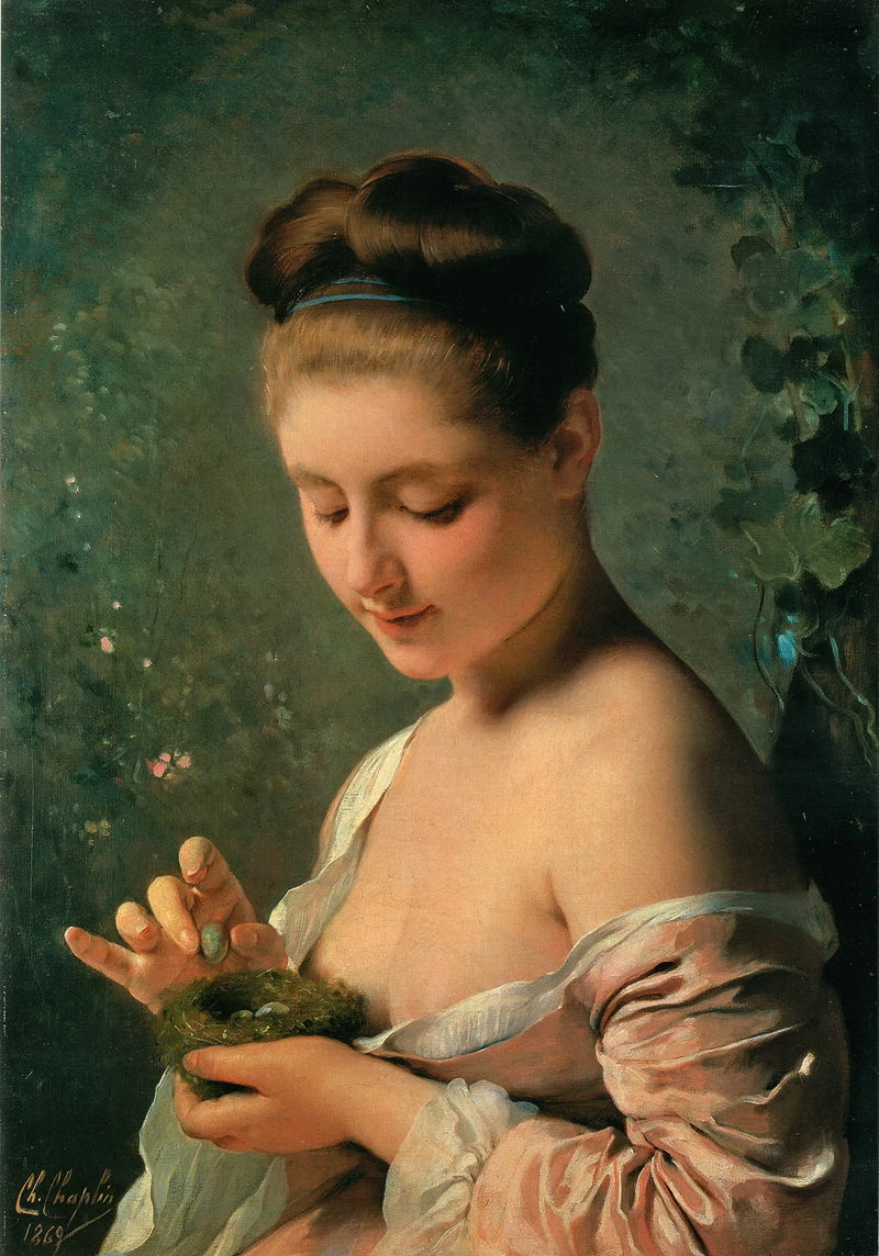 La ragazza col nido - Art Renewal Center Museum